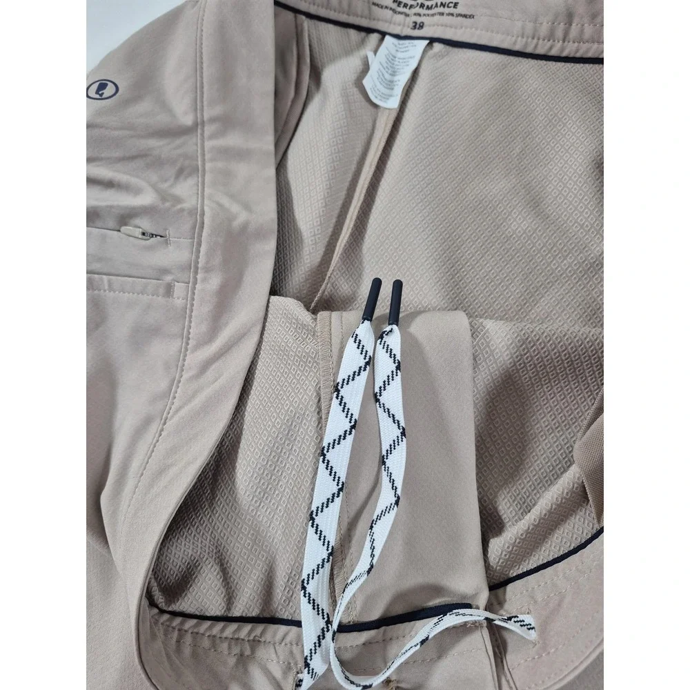 Vineyard Vines Swim Trunks Shorts Mens 38 Khaki Sandbar Short Performance